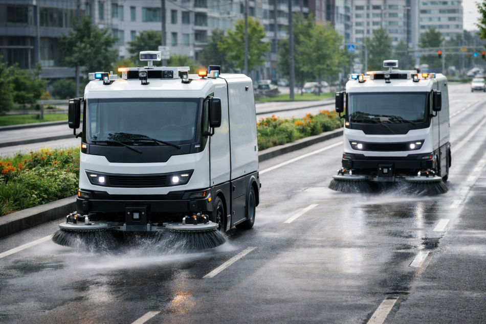 В Ленобласти испытали беспилотные машины для обслуживания трассы М-11